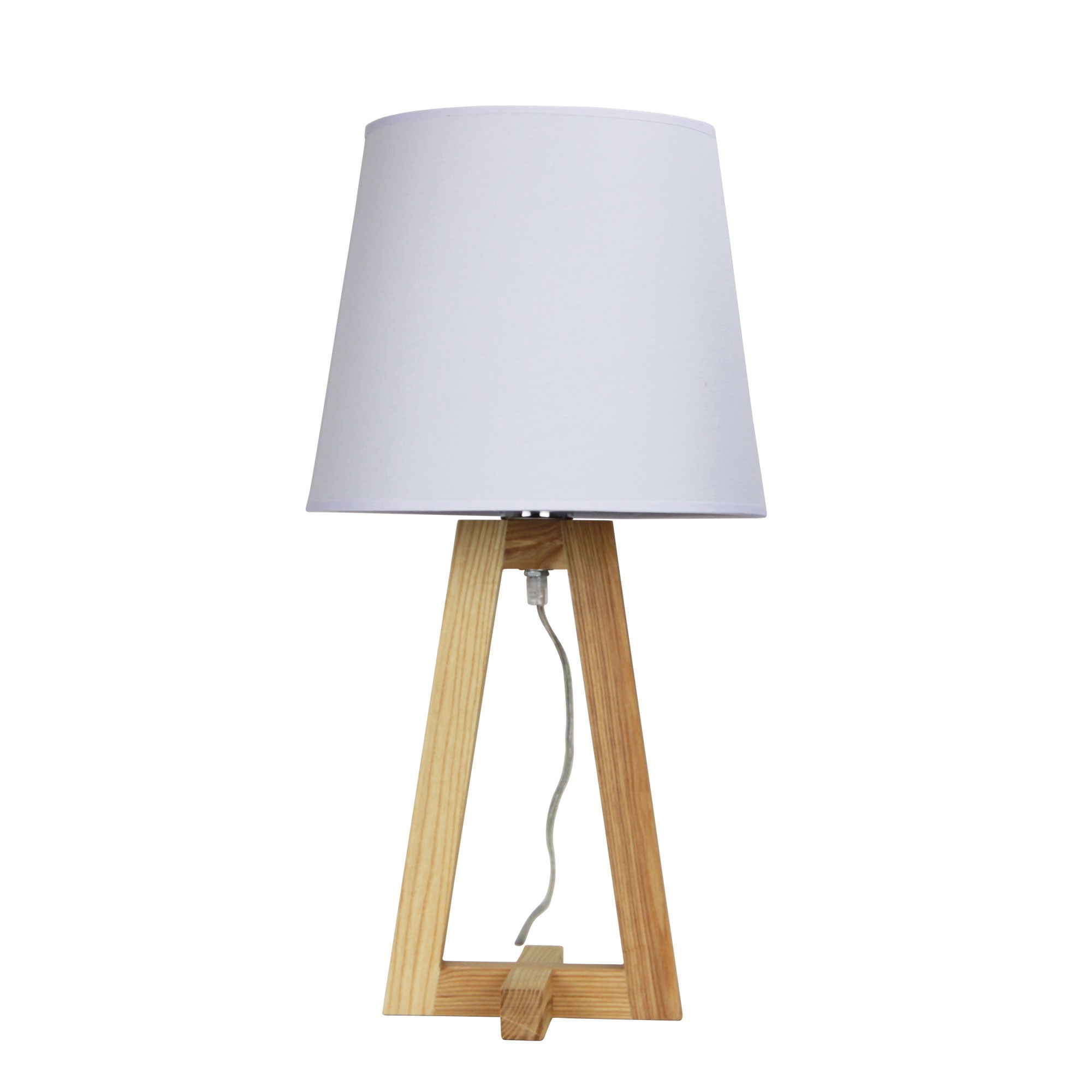 Edra Table Lamp With White Cotton Shade